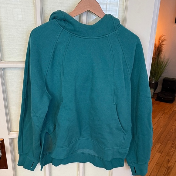 lululemon scuba hoodie teal blue M/L